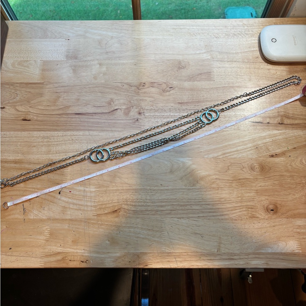 Silver Looped Chain Belt - Picture 4 of 5